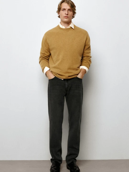 Zdjęcie produktu Jeansy Tapered Fit - Szary - Massimo Dutti - Male