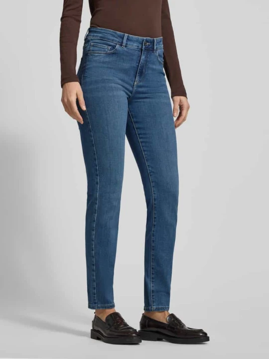 Zdjęcie produktu Jeansy w dekatyzowanym stylu o kroju skinny fit Christian Berg Niebieski