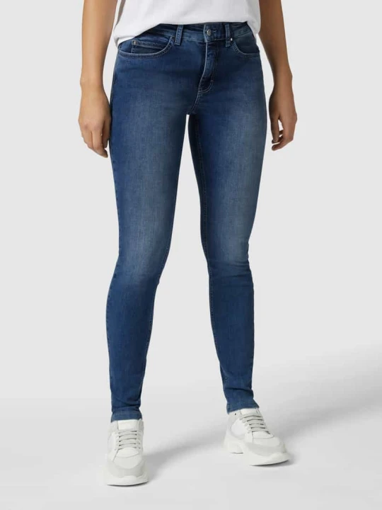 Zdjęcie produktu Jeansy w dekatyzowanym stylu o kroju skinny fit model ‘DREAM SKINNY’ MAC Niebieski