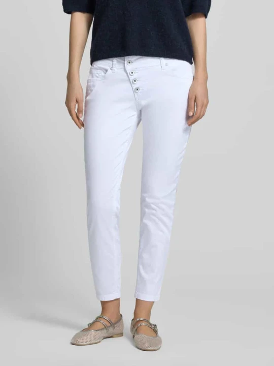 Zdjęcie produktu Jeansy w długość 7 / 8 model 'Malibu' Buena Vista Biały