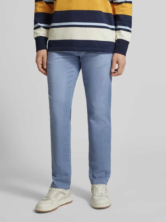 Zdjęcie produktu Jeansy w efekcie znoszenia o kroju regular fit Model 'Cadiz' BRAX Jasnoszary
