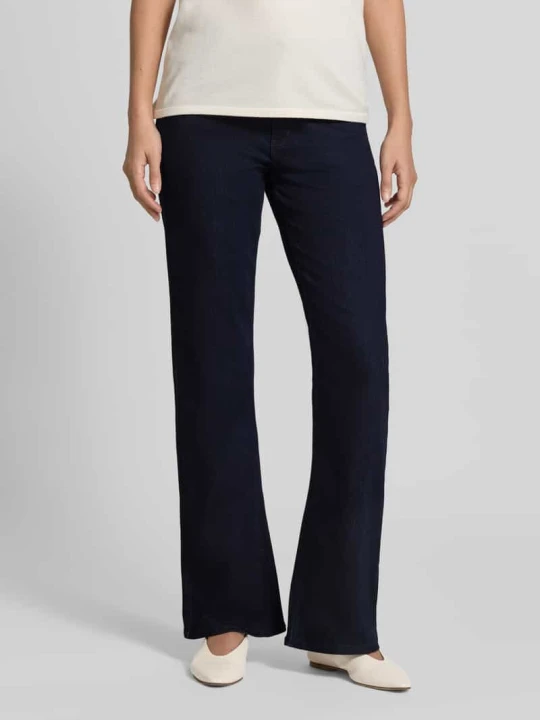 Zdjęcie produktu Jeansy w kroju bootcut z elastycznej mieszanki bawełny Christian Berg Granatowy