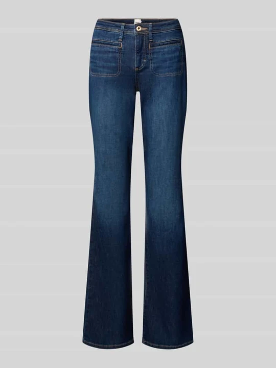 Zdjęcie produktu Jeansy w kroju bootcut z mieszanki bawełny model 'SHAKIRA' BRAX Granatowy