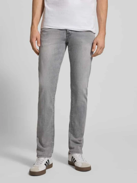 Zdjęcie produktu Jeansy w kroju slim fit w stylu used model 'GLENN' Jack&Jones Jeansowy niebieski