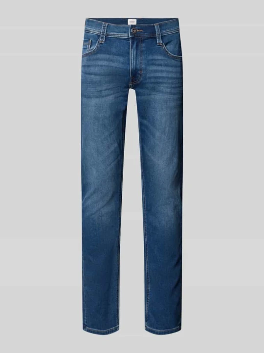 Zdjęcie produktu Jeansy w kroju slim fit z elastycznej mieszanki bawełny model 'Oregon' Mustang Niebieski