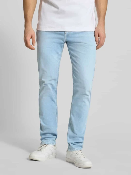 Zdjęcie produktu Jeansy w kroju slim fit z kieszeniami wpuszczanymi model 'Anbass' Replay Jasnoniebieski