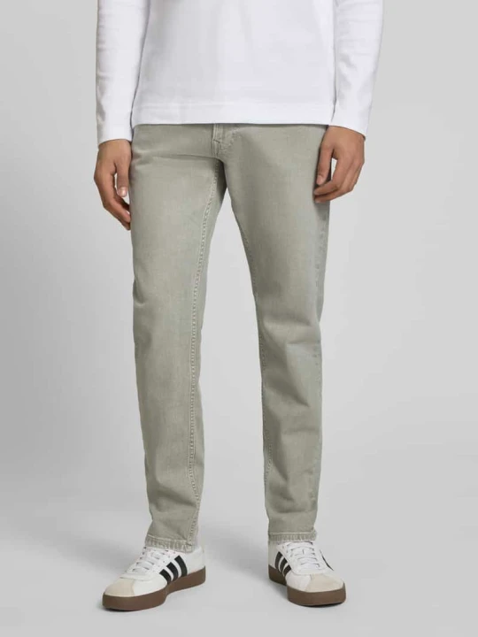 Zdjęcie produktu Jeansy w kroju tapered fit z mieszanki bawełny model 'STANLEY' Pepe Jeans Khaki