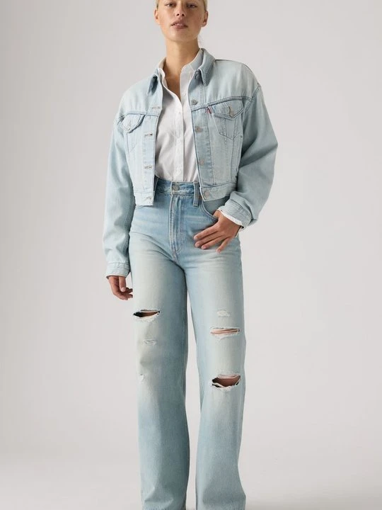 Zdjęcie produktu Jeansy wide leg Levi's jasnoniebieski denim