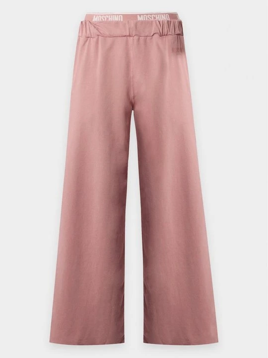 Zdjęcie produktu Jeansy wide leg MOSCHINO różowy