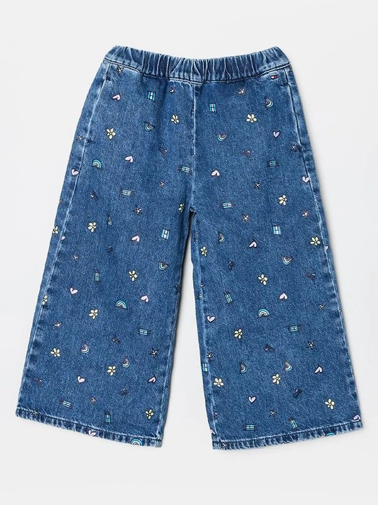 Zdjęcie produktu Jeansy wide leg Tommy Hilfiger kolorowy denim