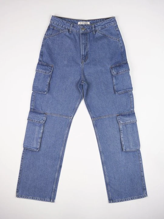 Zdjęcie produktu Jeansy workwear 2Y Studios niebieski denim