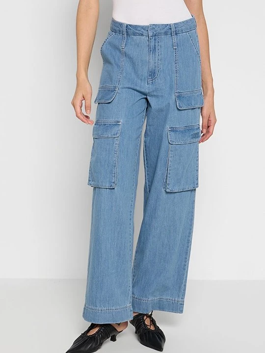 Zdjęcie produktu Jeansy workwear DKNY niebieski