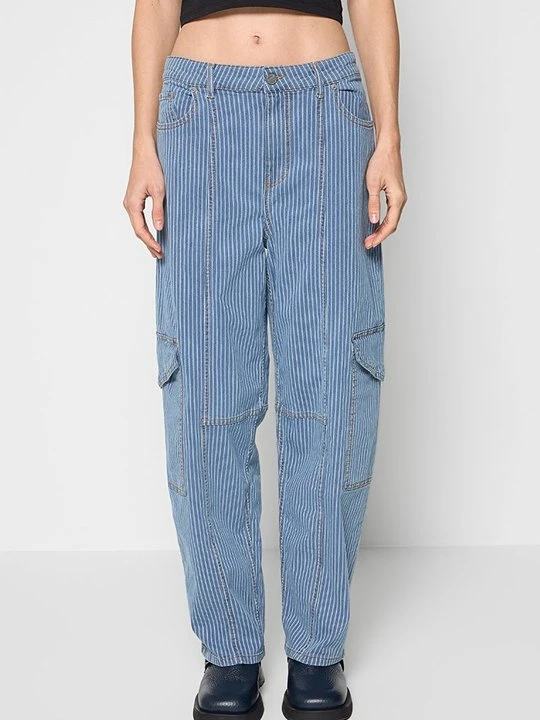 Zdjęcie produktu Jeansy workwear Ganni niebieski
