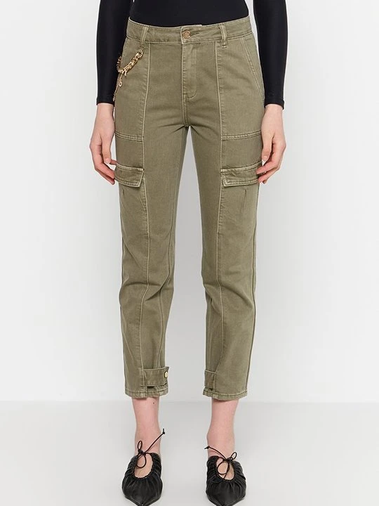 Zdjęcie produktu Jeansy workwear Gaudi oliwkowy
