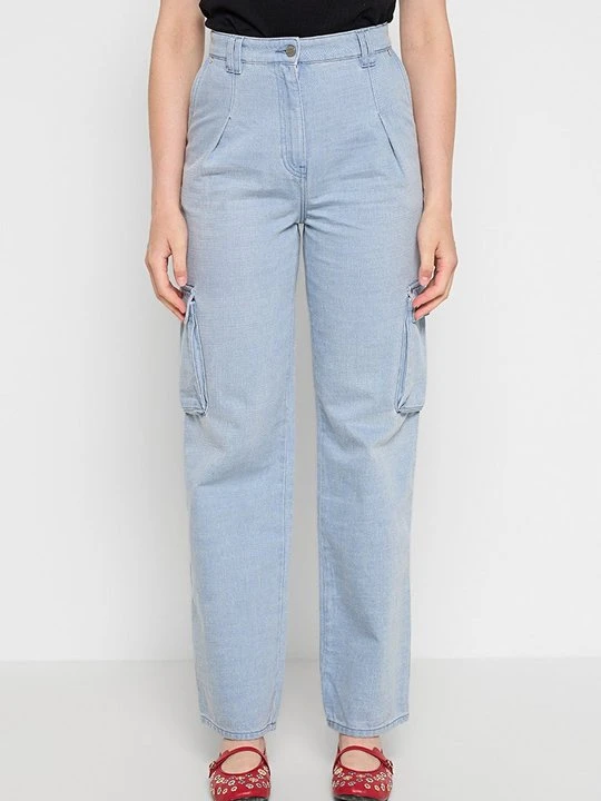 Zdjęcie produktu Jeansy workwear IRO niebieski
