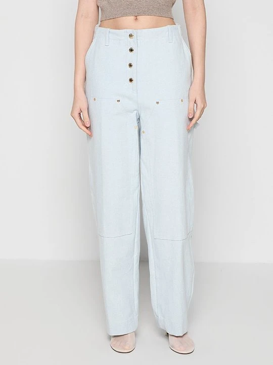 Zdjęcie produktu Jeansy workwear Sandro jasnoniebieski