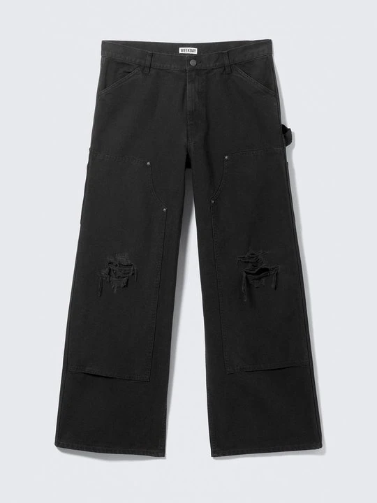 Zdjęcie produktu Jeansy workwear Weekday czarny