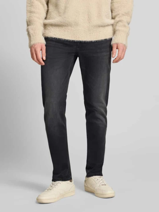 Zdjęcie produktu Jeansy o kroju slim fit z 5 kieszeniami Calvin Klein Jeans Czarny