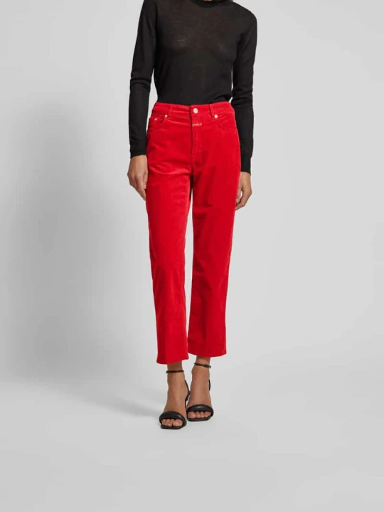 Zdjęcie produktu Jeansy z 5 kieszeniami Closed Czerwony