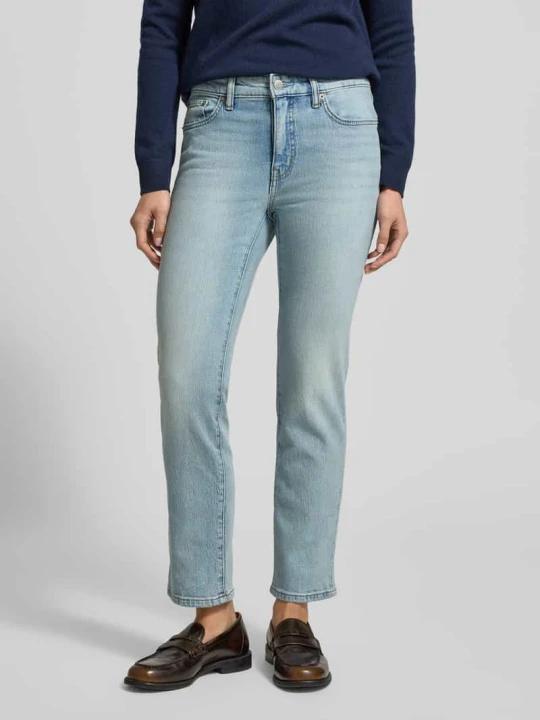 Zdjęcie produktu Jeansy o prostym kroju z 5 kieszeni Lauren Ralph Lauren Jeansowy niebieski