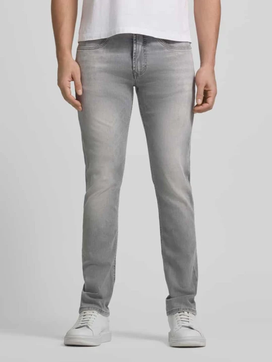 Zdjęcie produktu Jeansy o kroju regular fit z 5 kieszeni MAC Jasnoszary