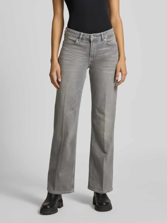 Zdjęcie produktu Jeansy z 5 kieszeniami model ‘Carie’ Someday Srebrny
