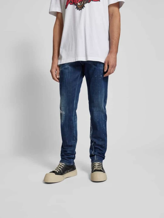 Zdjęcie produktu Jeansy z 5 kieszeniami model 'Cool Guy Jean' Dsquared2 Ciemnoniebieski