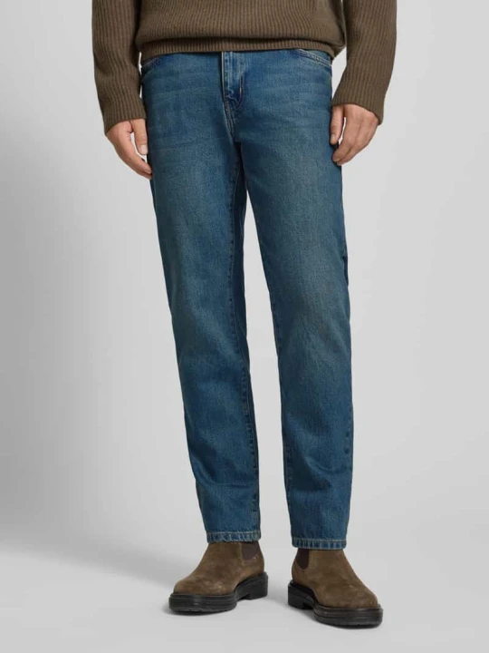 Zdjęcie produktu Jeansy z 5 kieszeniami model ‘Doc’ Woodbird Jeansowy niebieski