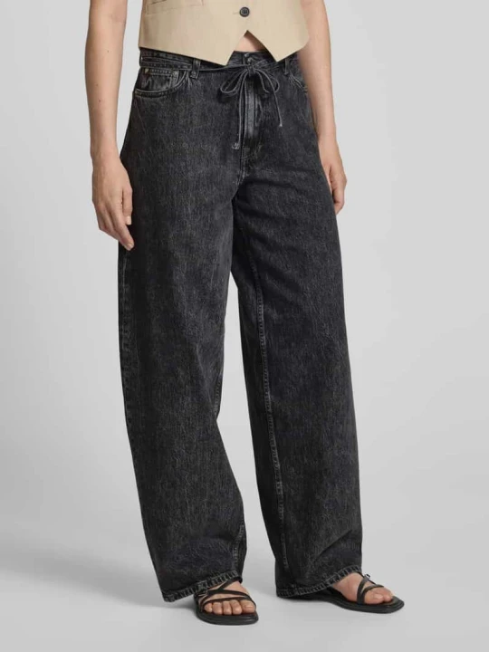 Zdjęcie produktu Jeansy z 5 kieszeniami model ‘HARPER’ Samsøe Samsøe Antracytowy