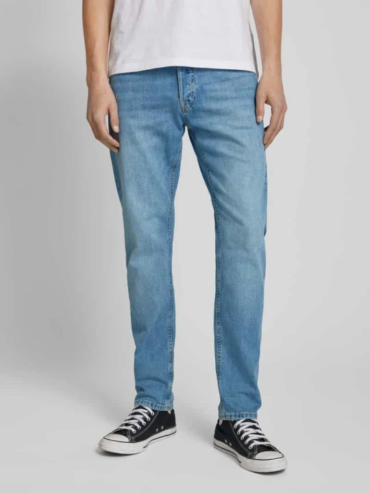 Zdjęcie produktu Jeansy z 5 kieszeniami model ‘IMIKE’ Jack&Jones Jeansowy niebieski