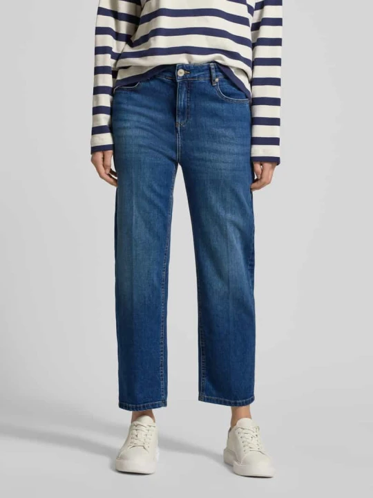 Zdjęcie produktu Jeansy z 5 kieszeniami model „Lanah” Opus Jeansowy niebieski