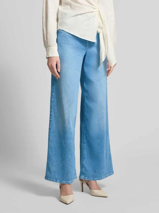 Zdjęcie produktu Jeansy z 5 kieszeniami model ‘LIVA’ Angels Jasnoniebieski
