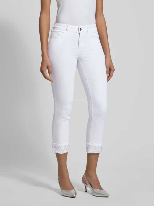 Zdjęcie produktu Jeansy z 5 kieszeniami model „MONROE” Liu Jo Biały
