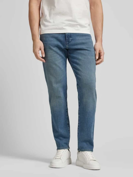 Zdjęcie produktu Jeansy o kroju regular fit w 5 kieszeni model "Re.Maine" Boss Niebieski
