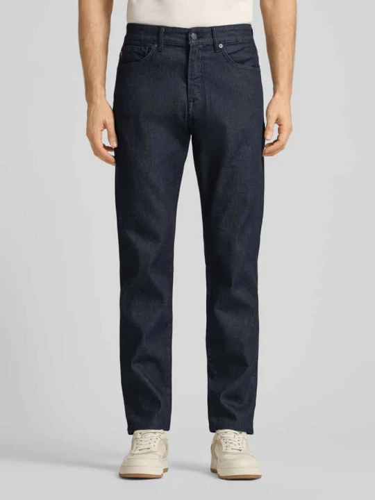 Zdjęcie produktu Jeansy o kroju regular fit w 5 kieszeni model "Re.Maine" Boss Ciemnoniebieski