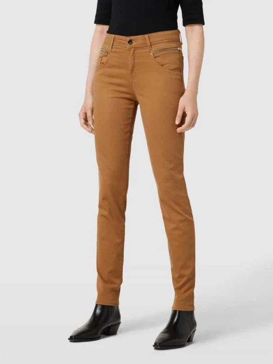Zdjęcie produktu Jeansy z 5 kieszeniami model ‘Shakira’ BRAX Koniakowy