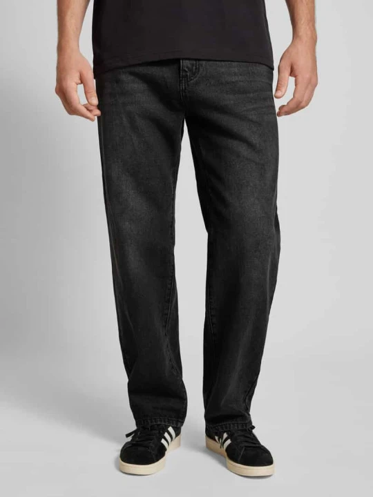 Zdjęcie produktu Jeansy z 5 kieszeniami REVIEW Czarny