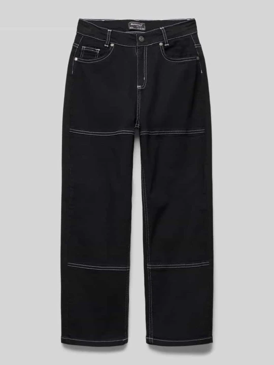 Zdjęcie produktu Jeansy z detalem z logo Blue Effect Czarny