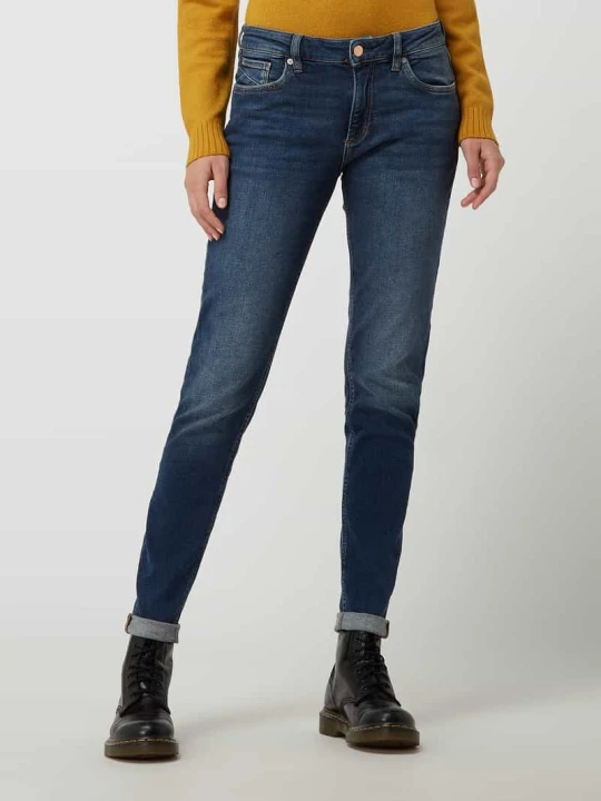 Zdjęcie produktu Jeansy z dodatkiem streczu model ‘Catie’ QS Jeansowy niebieski
