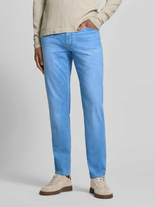 Zdjęcie produktu Jeansy w efekcie znoszenia o kroju regular fit Model 'Cadiz' BRAX Niebieski melanż