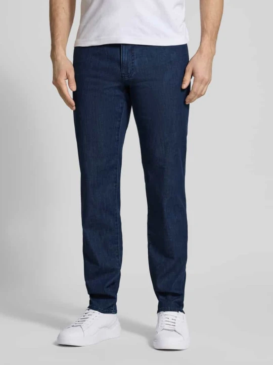 Zdjęcie produktu jeansy o kroju regular fit z ultralight wykończeniem model 'Cadiz' BRAX Ciemnoniebieski