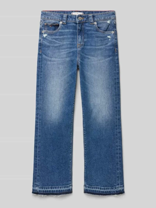 Zdjęcie produktu Jeansy z efektem znoszenia model ‘GIRLFRIEND’ Tommy Hilfiger Niebieski