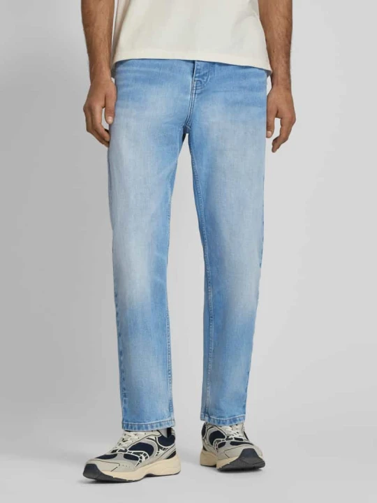 Zdjęcie produktu Jeansy z efektem znoszenia model 'Maitland Den' Carhartt WIP Jeansowy niebieski