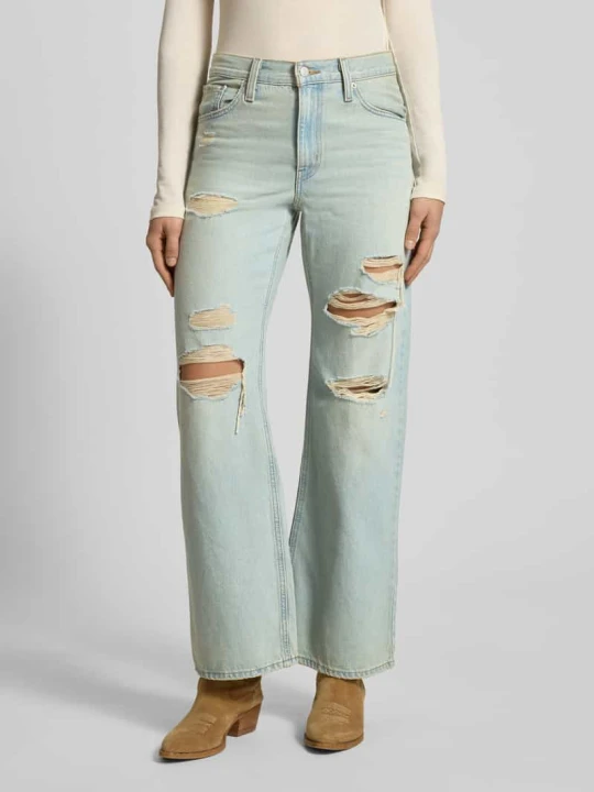 Zdjęcie produktu Jeansy z efektem znoszenia model 'MIDDY' Levi's Jasnoniebieski
