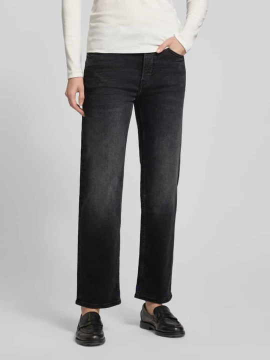 Zdjęcie produktu Jeansy z efektem znoszenia model ‘THE SKY’ Scotch & Soda Czarny