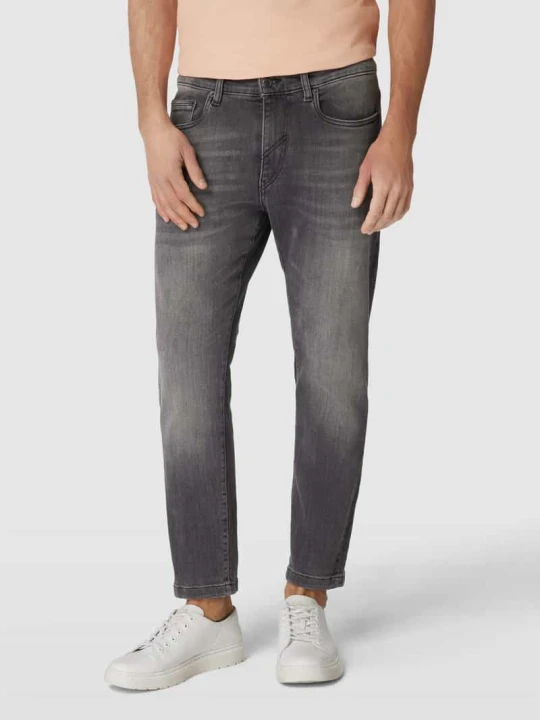 Zdjęcie produktu Jeansy z naszywką z logo model ‘WEST’ Drykorn Antracytowy