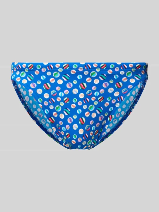 Zdjęcie produktu Jeansy z naszywką z logo z tyłu model ‘Socoa’ HOM Granatowy