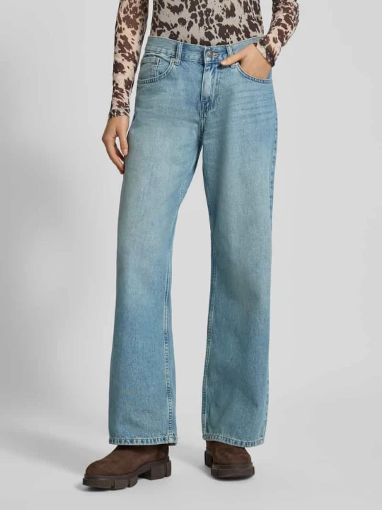 Zdjęcie produktu Jeansy z niskim stanem z czystej bawełny model ‘HOPE’ Only Jeansowy niebieski