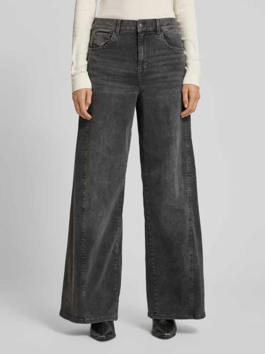 Zdjęcie produktu Jeansy z nitami model ‘LIVA SEAM RIVET’ Angels Ciemnoszary