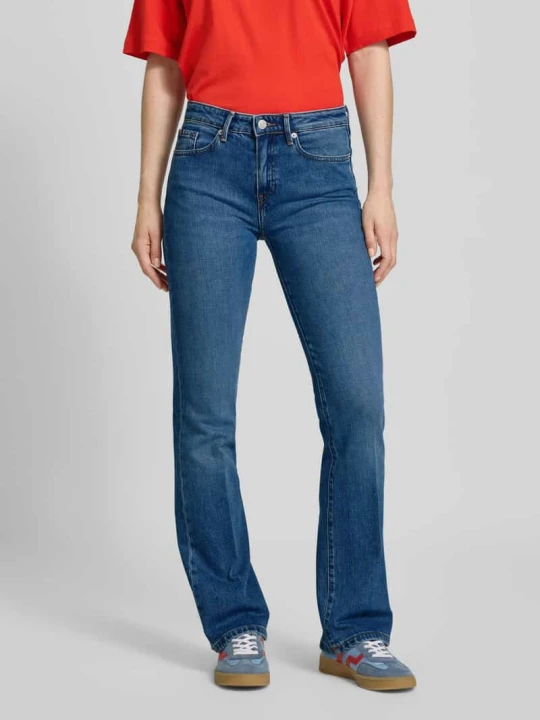 Zdjęcie produktu Jeansy z poszerzaną nogawką i średnim stanem Tommy Hilfiger Błękitny melanż